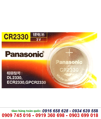 Panasonic CR2330; Pin Panasonic CR2330 lithium 3V 